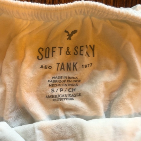 Black and white American Eagle tube top - Picture 2 of 3